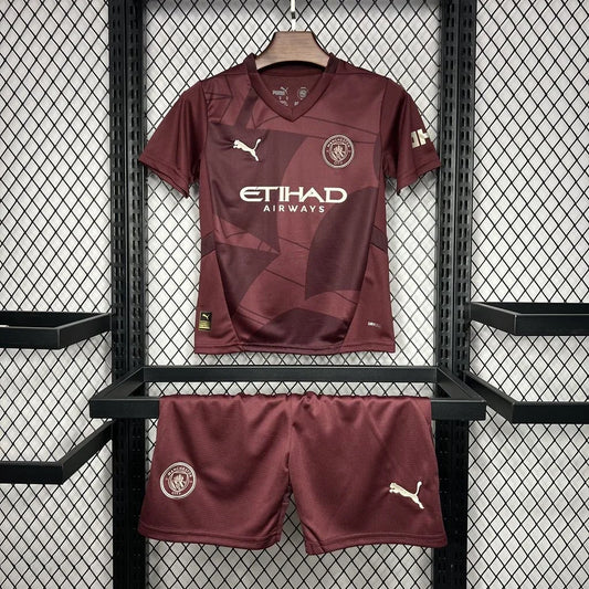 2024/2025 Manchester City Alternativa Visitante Talla Niño
