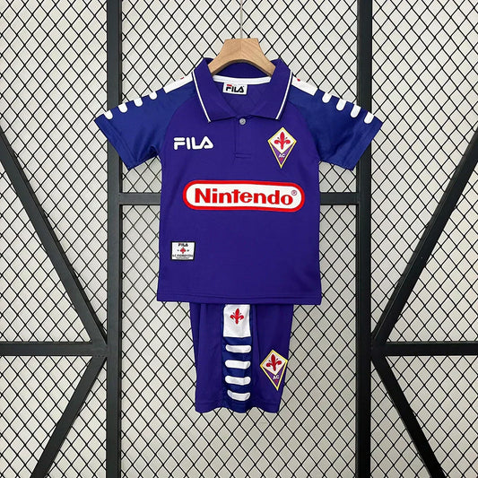 1998/1999 Retro Fiorentina Local Kit Talla Niño