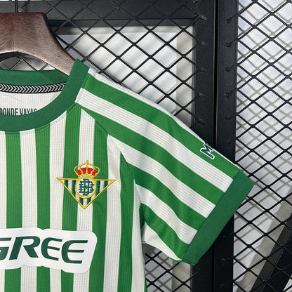 2024/2025 Real Betis UEFA Conference League Final Kit Talla Niño