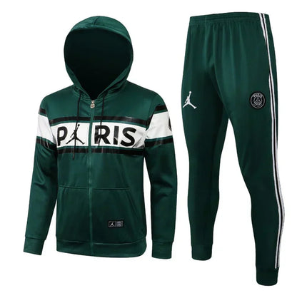 PSG Dark Green and White Chándal
